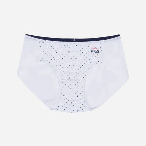 Fila Hula Women's Briefs - White,NZ 427-17842